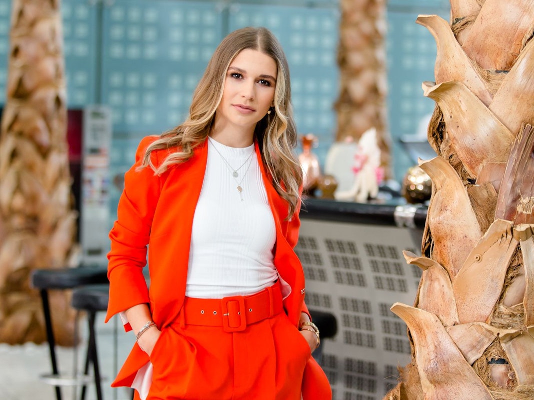 Jana Wosnitza beim Sport1-„Doppelpass“ am 8. August 2021