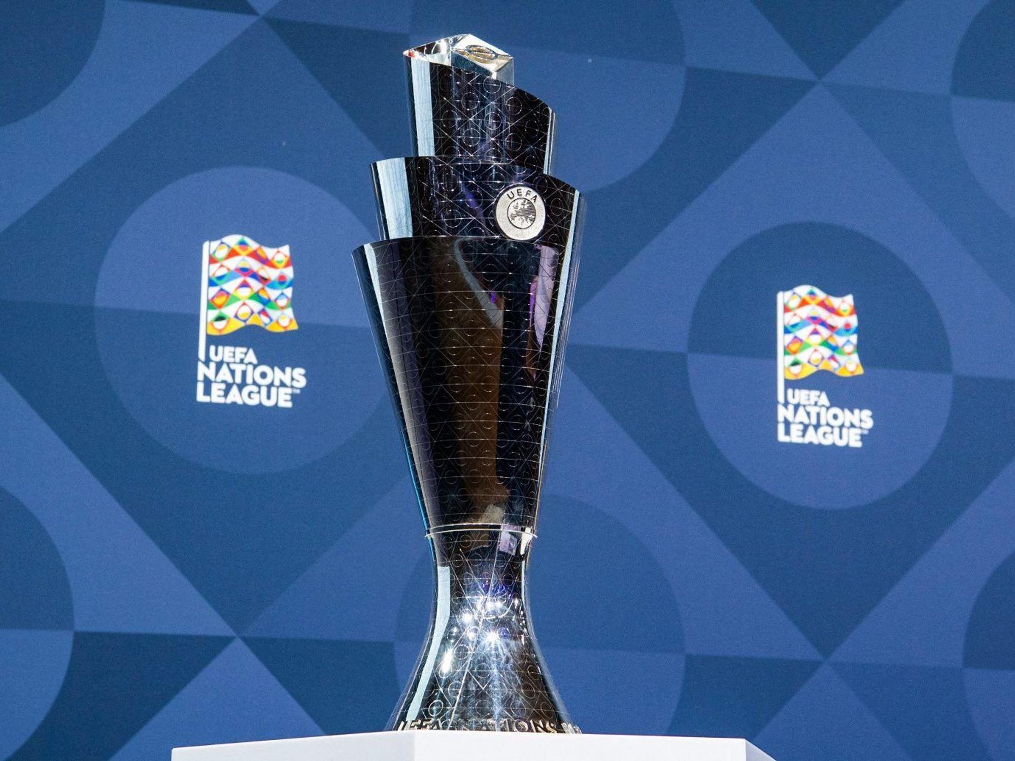 Der Pokal der UEFA Nations League.