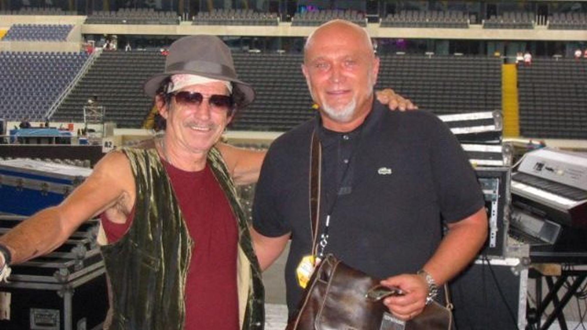 Ein gemeinsames Bild von Keith Richards und Uli Kurtinat