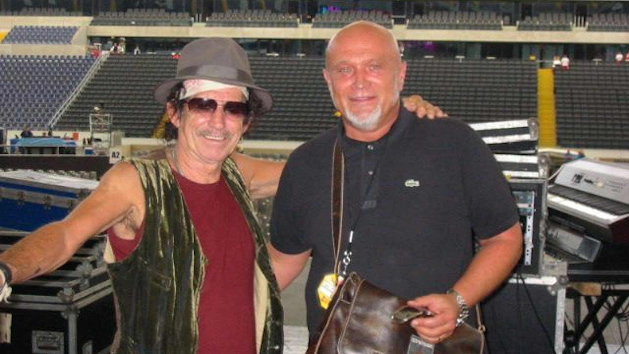 Ein gemeinsames Bild von Keith Richards und Uli Kurtinat