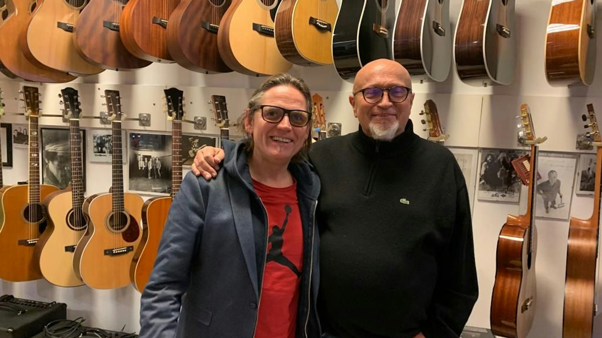 Ein gemeinsames Bild von Harry Alfter und Uli Kurtinat.