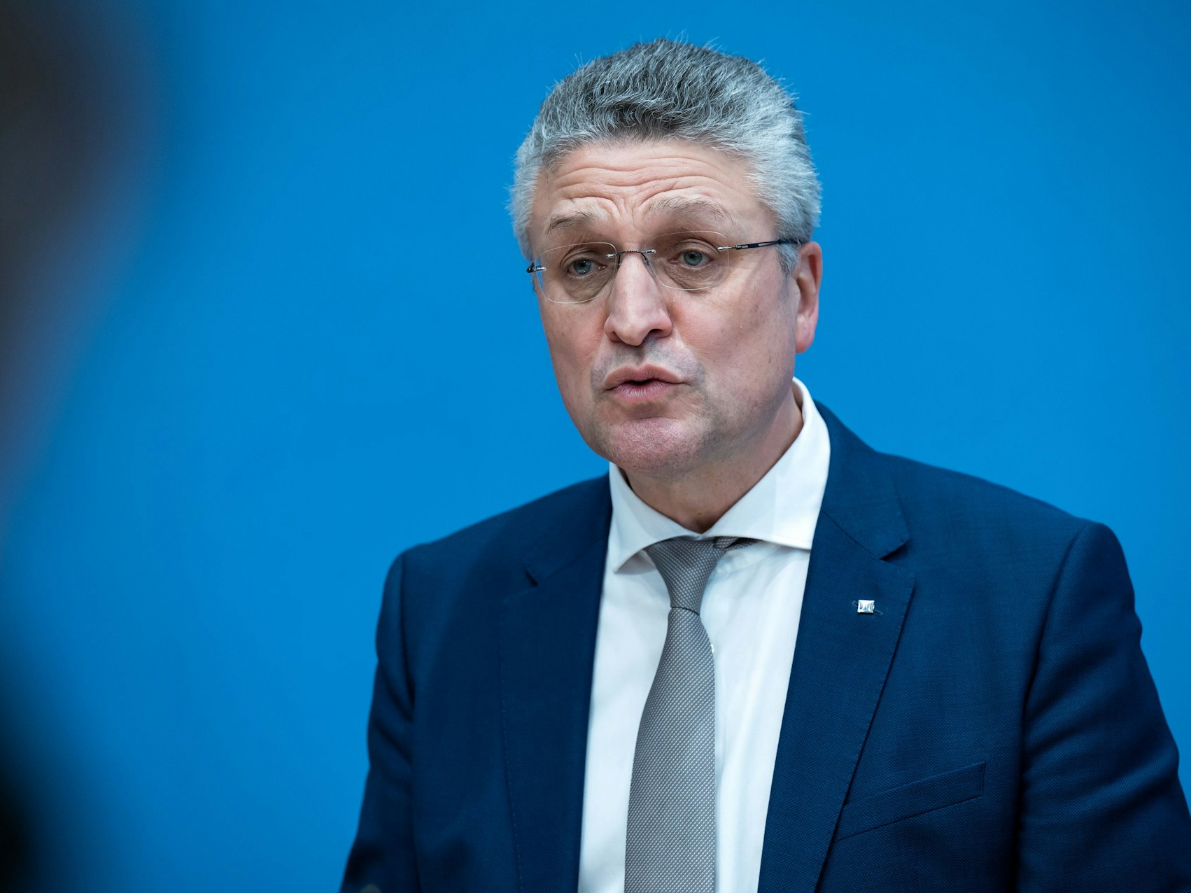 Lothar Wieler Präsident des Robert Koch-Instituts auf der Bundespressekonferenz.