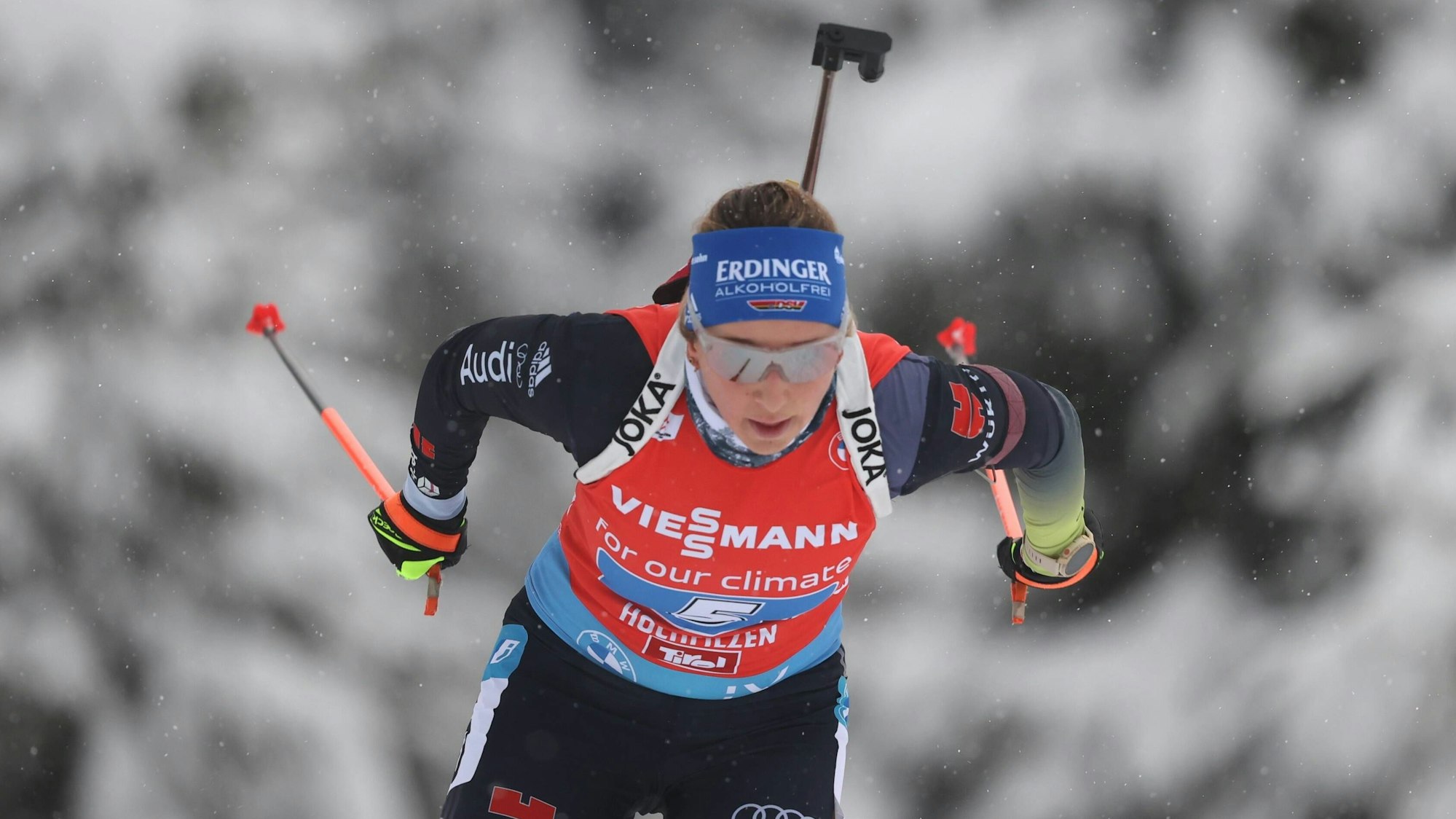 Franziska PREUSS beim Rennen