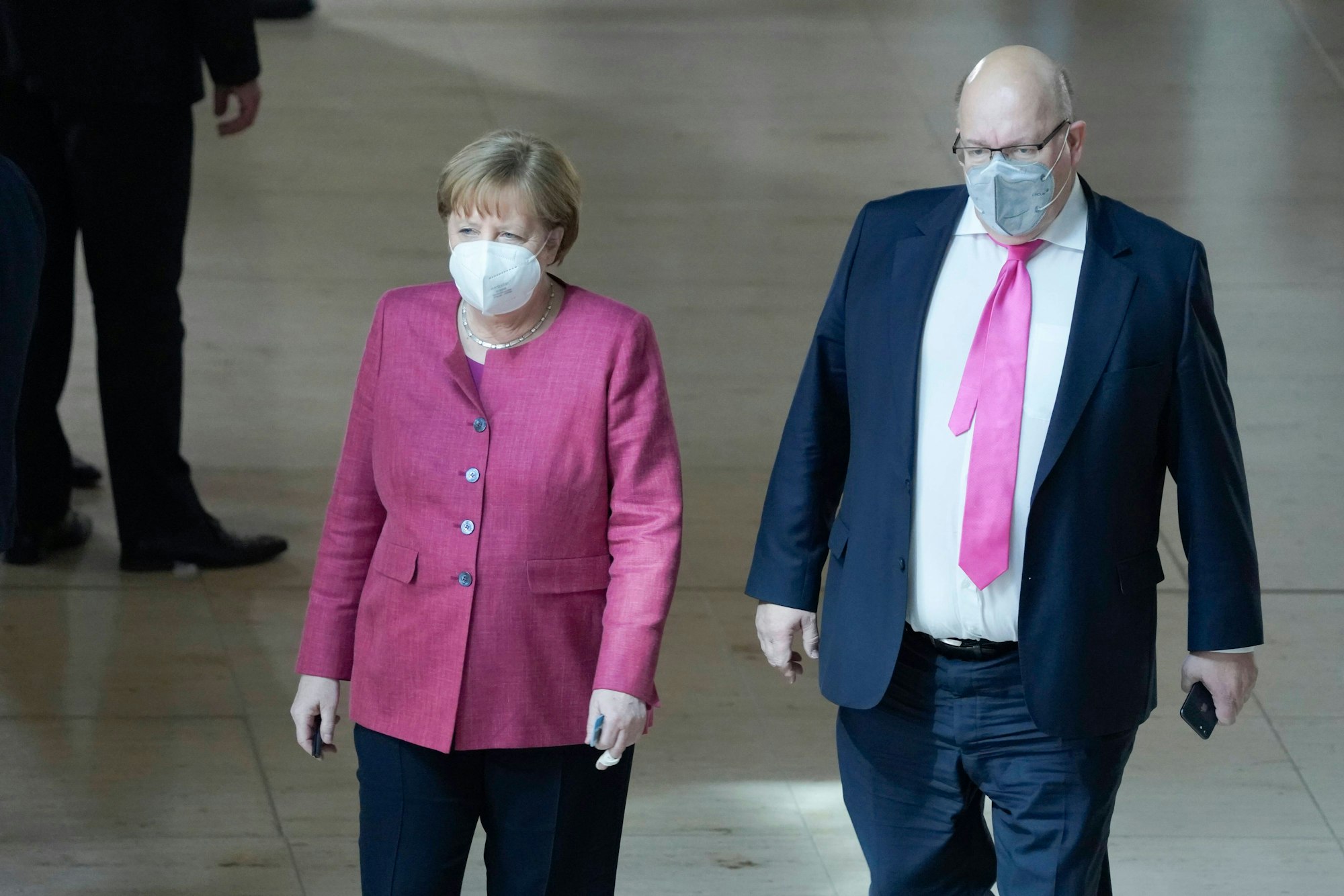 Angela Merkel und Wirtschaftsminister Peter Altmaier.