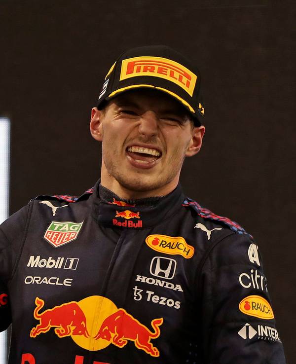 Formel-1-Star Max Verstappen feiert seinen ersten WM-Titel in Abu Dhabi.