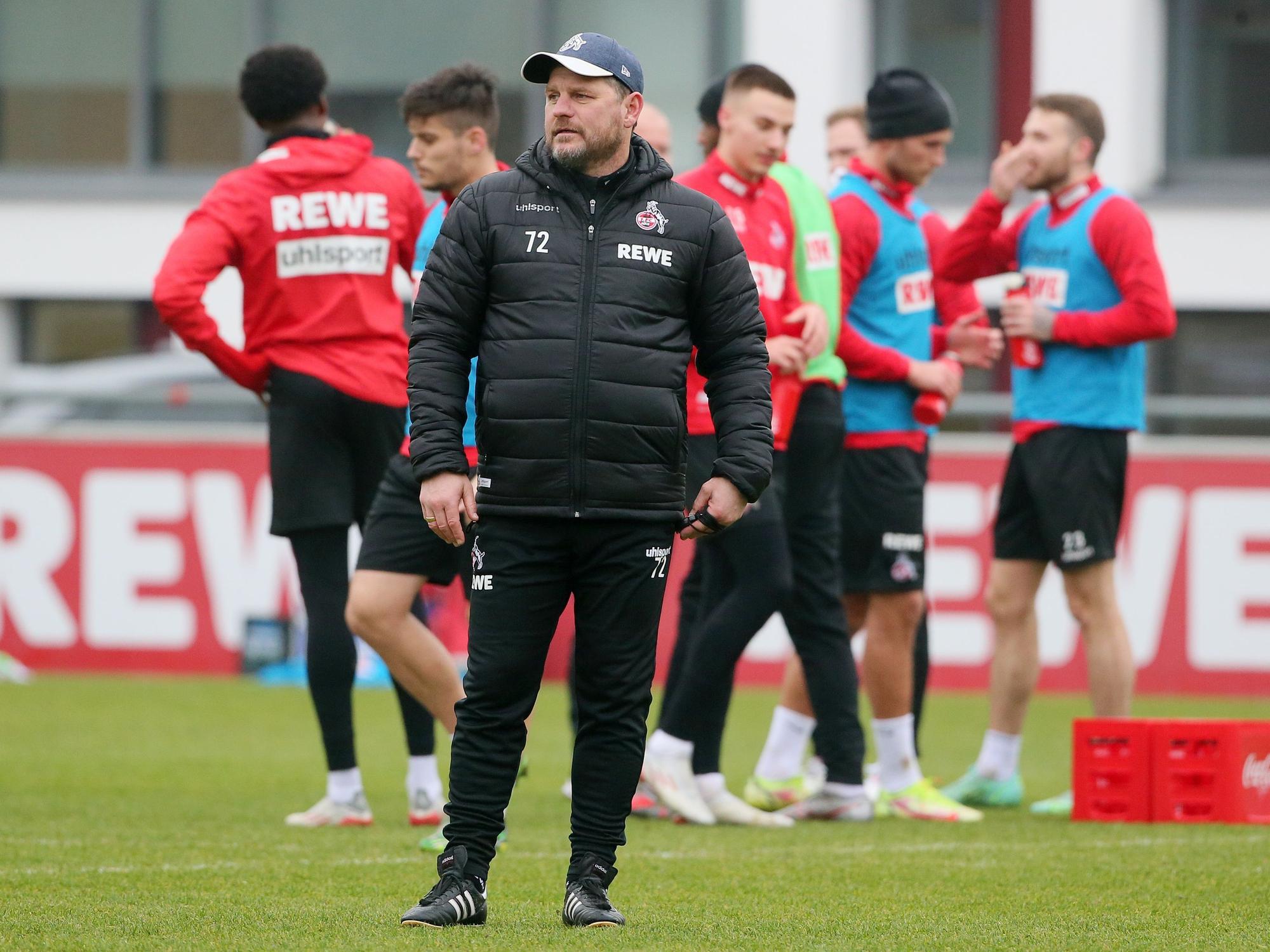 Steffen Baumgart trainiert den 1. FC Köln am Geißbockheim.