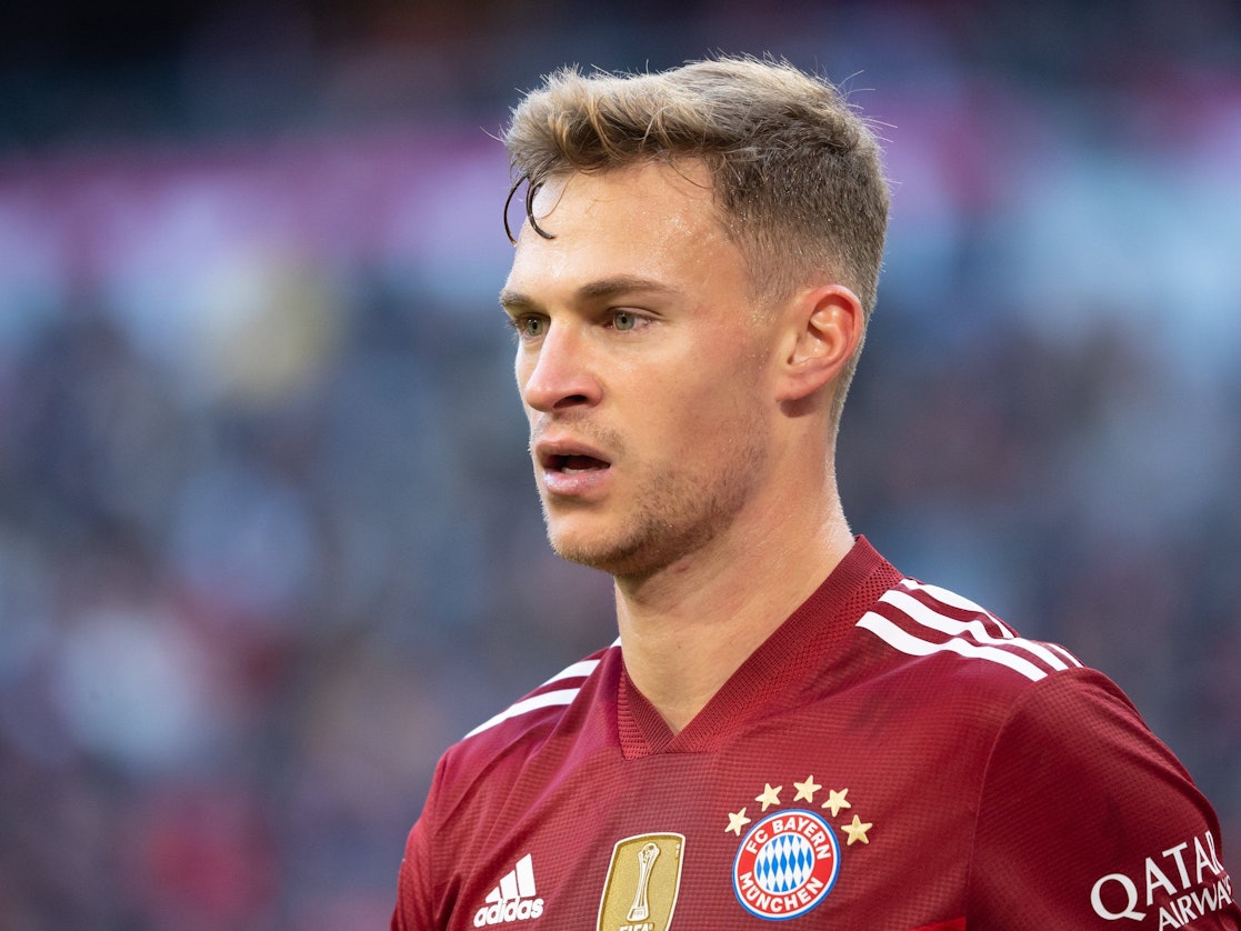 Bayern-Spieler Joshua Kimmich beim Spiel gegen die TSG Hoffenheim.
