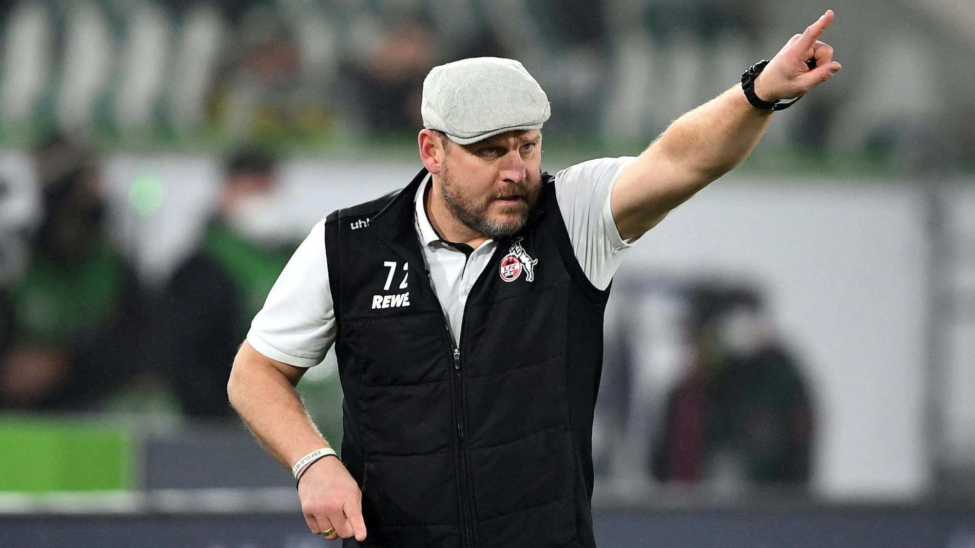 Steffen Baumgart trainiert den 1. FC Köln in Wolfsburg.