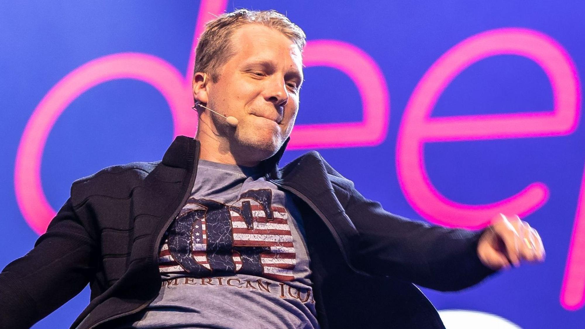Comedian Oliver Pocher tritt mit seinem Programm „Die Pochers“ auf der Gilde Parkbühne in Hannover auf.
