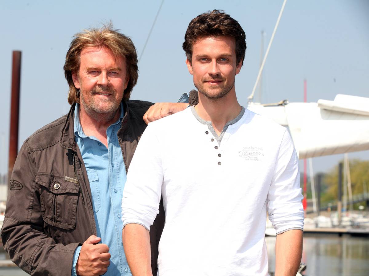 Das Bild zeigt Howard Carpendale und seinen Sohn Wayne im Jahre 2011.