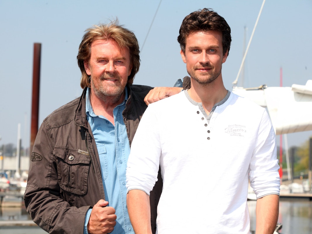 Das Bild zeigt Howard Carpendale und seinen Sohn Wayne im Jahre 2011.