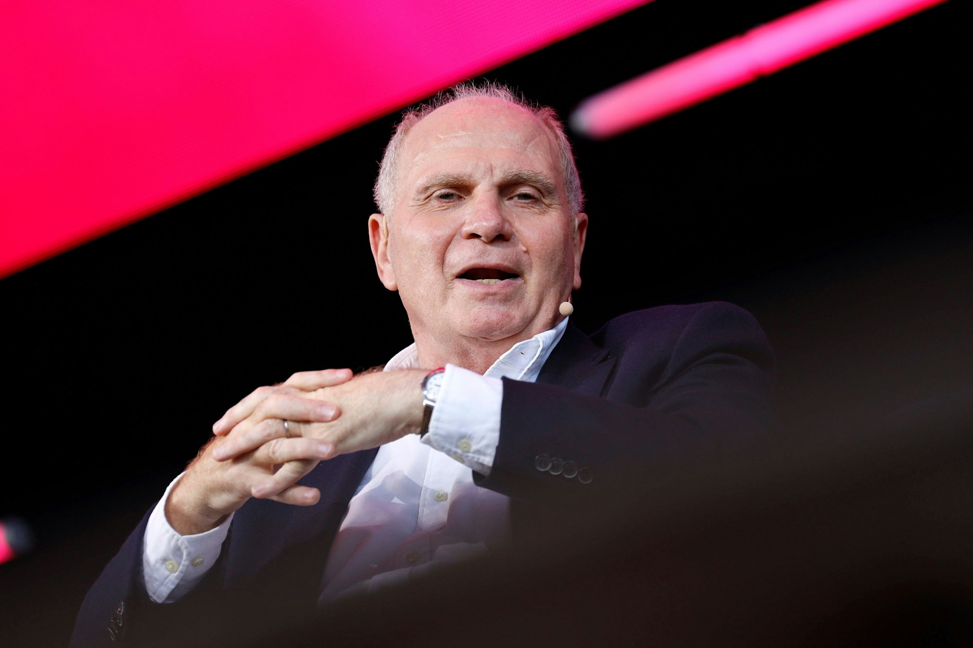Uli Hoeneß bei Europas führender Digitalisierungsinitiative auf Entscheider-Level DIGITAL X in der Koelnmesse.