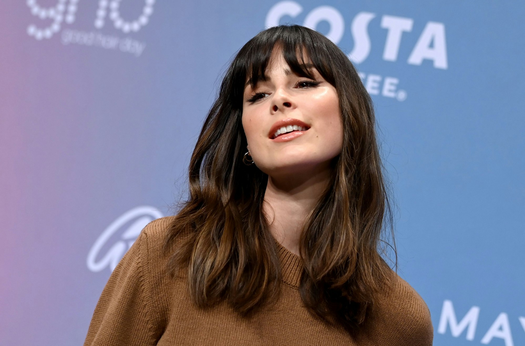 Das Bild zeigt Sängerin Lena Meyer-Landrut bei einer Veranstaltung in Berlin im September 2021.