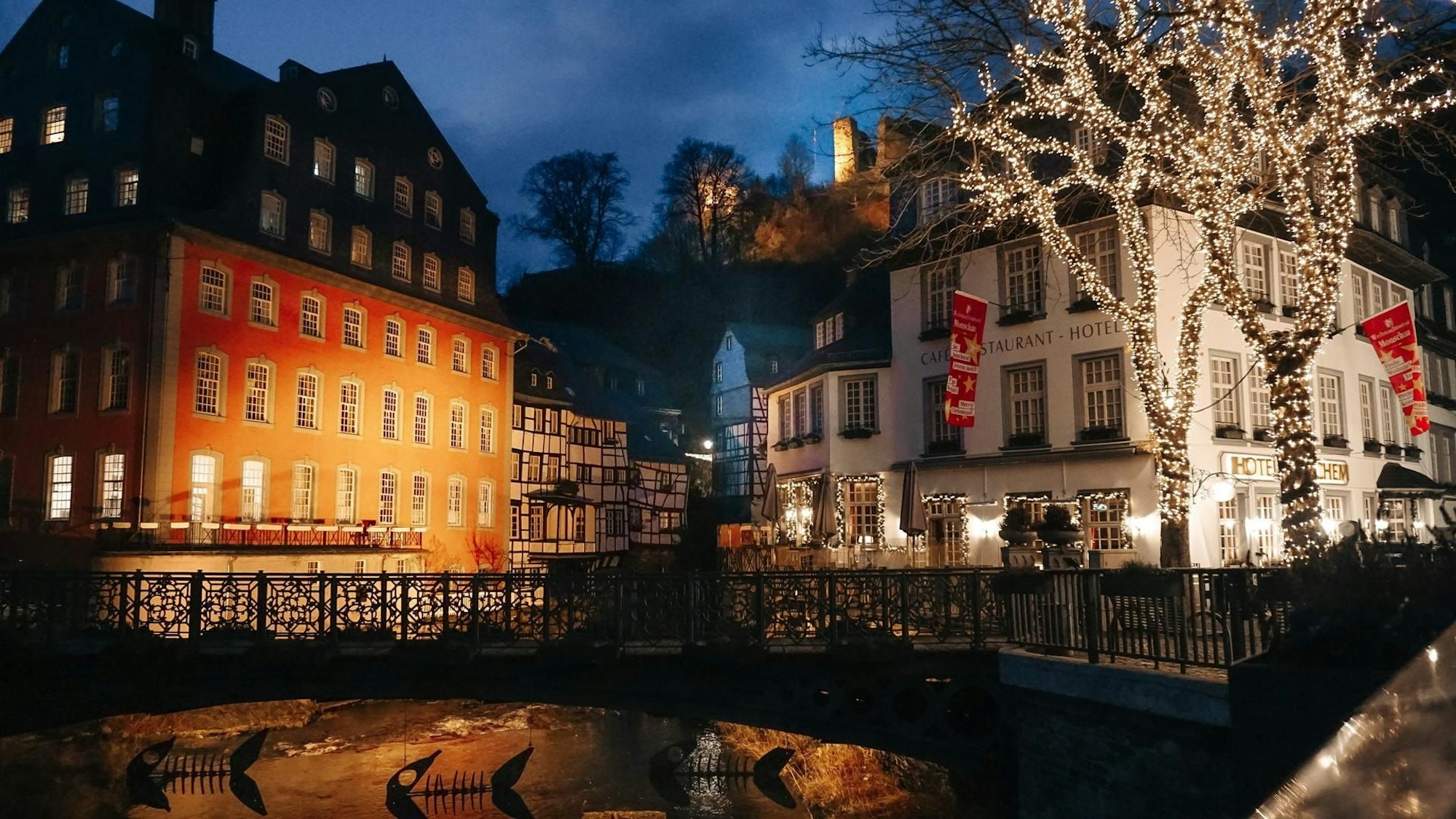 Monschau als Lichterstadt