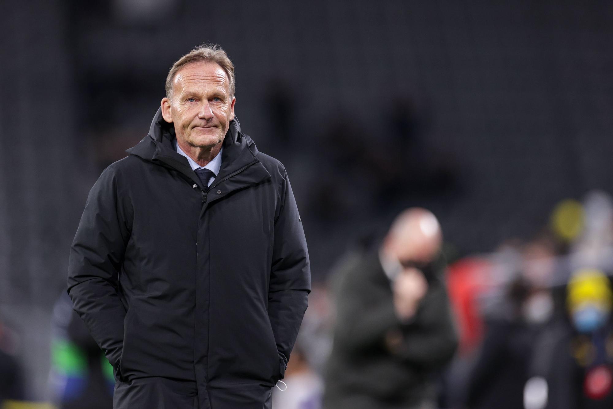 BVB-Boss Hans-Joachim Watzke beim Spiel in Berlin.