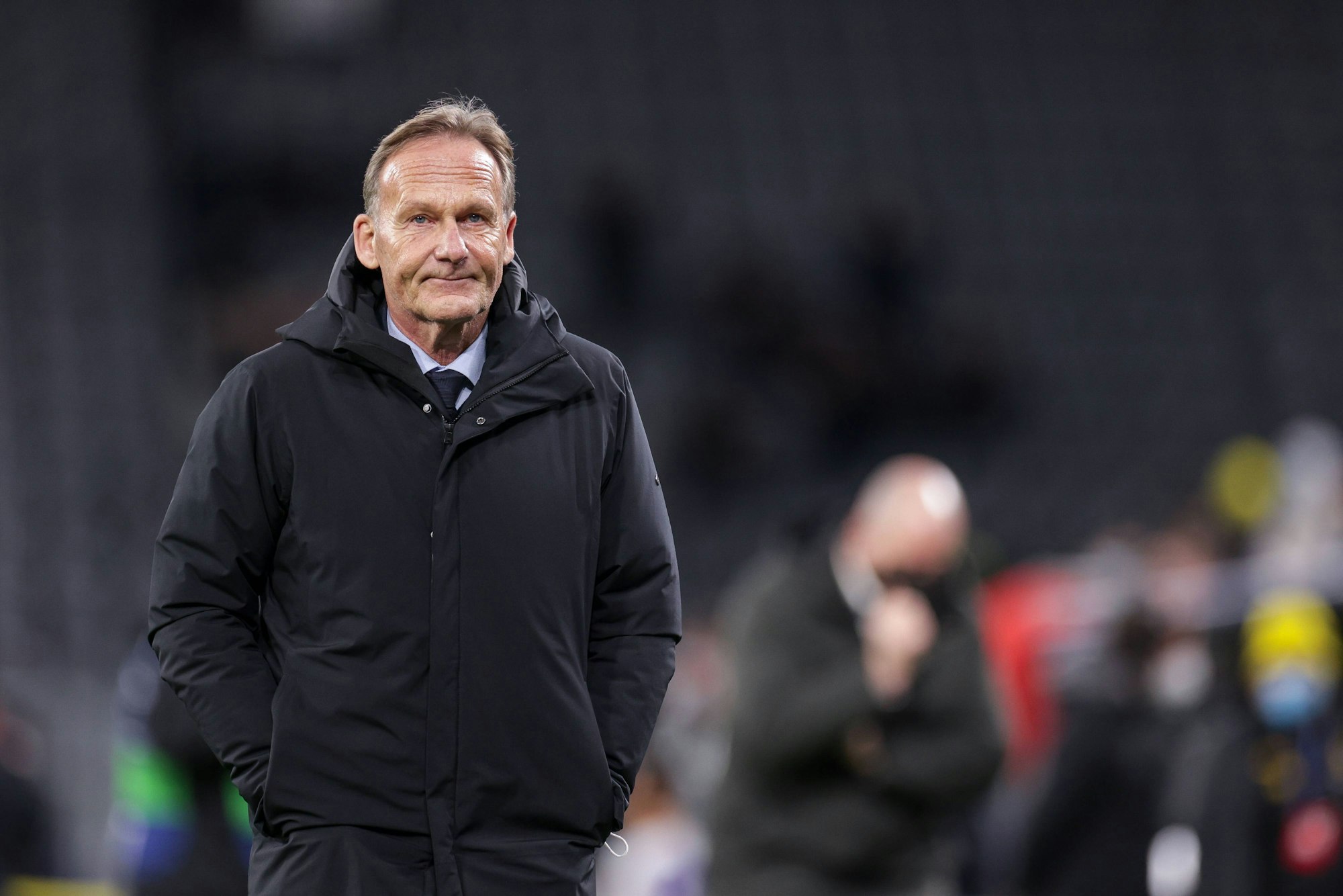 BVB-Boss Hans-Joachim Watzke beim Spiel in Berlin.