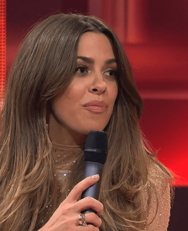 Das Bild zeigt Vanessa Mai am Samstag (18. Dezember 2021) in der Show „Verstehen Sie Spaß?“