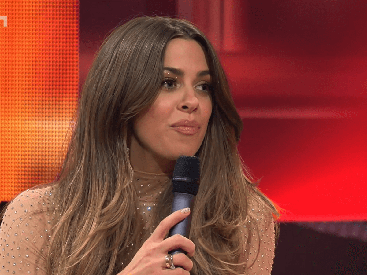 Das Bild zeigt Vanessa Mai am Samstag (18. Dezember 2021) in der Show „Verstehen Sie Spaß?“