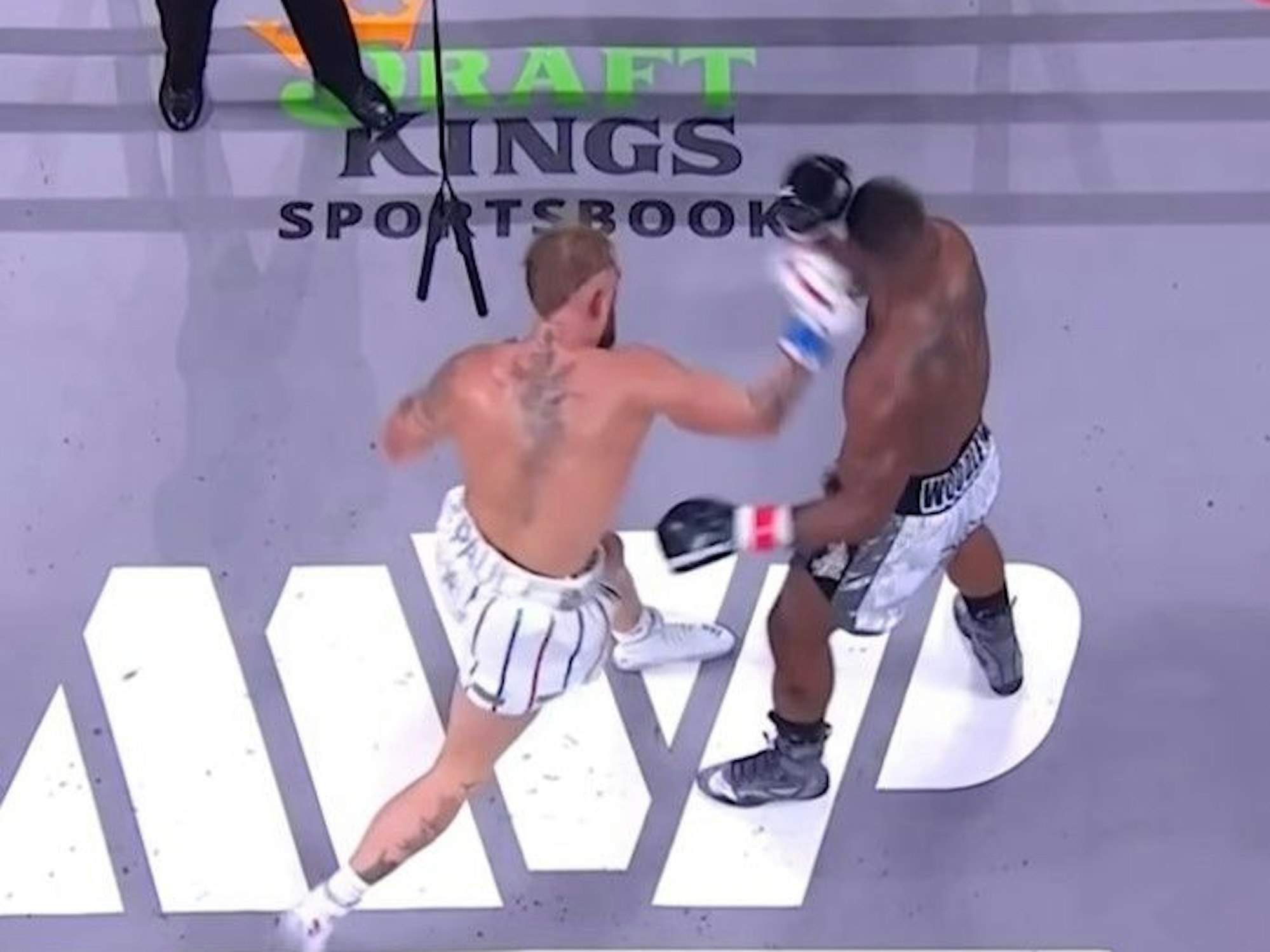 Der Boxkampf zwischen