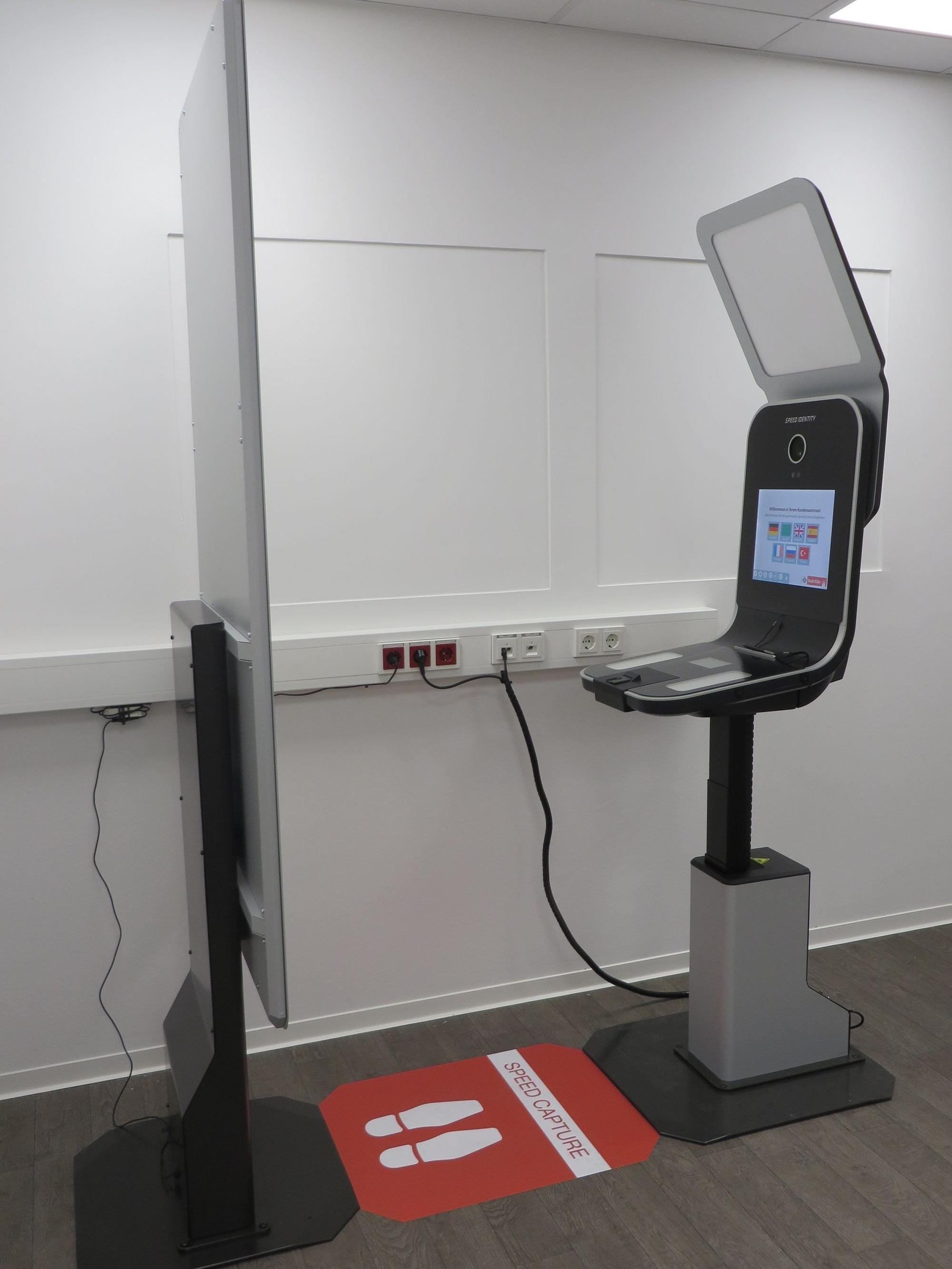 Ansicht des Bildschirms der neuen Self-Service-Terminals