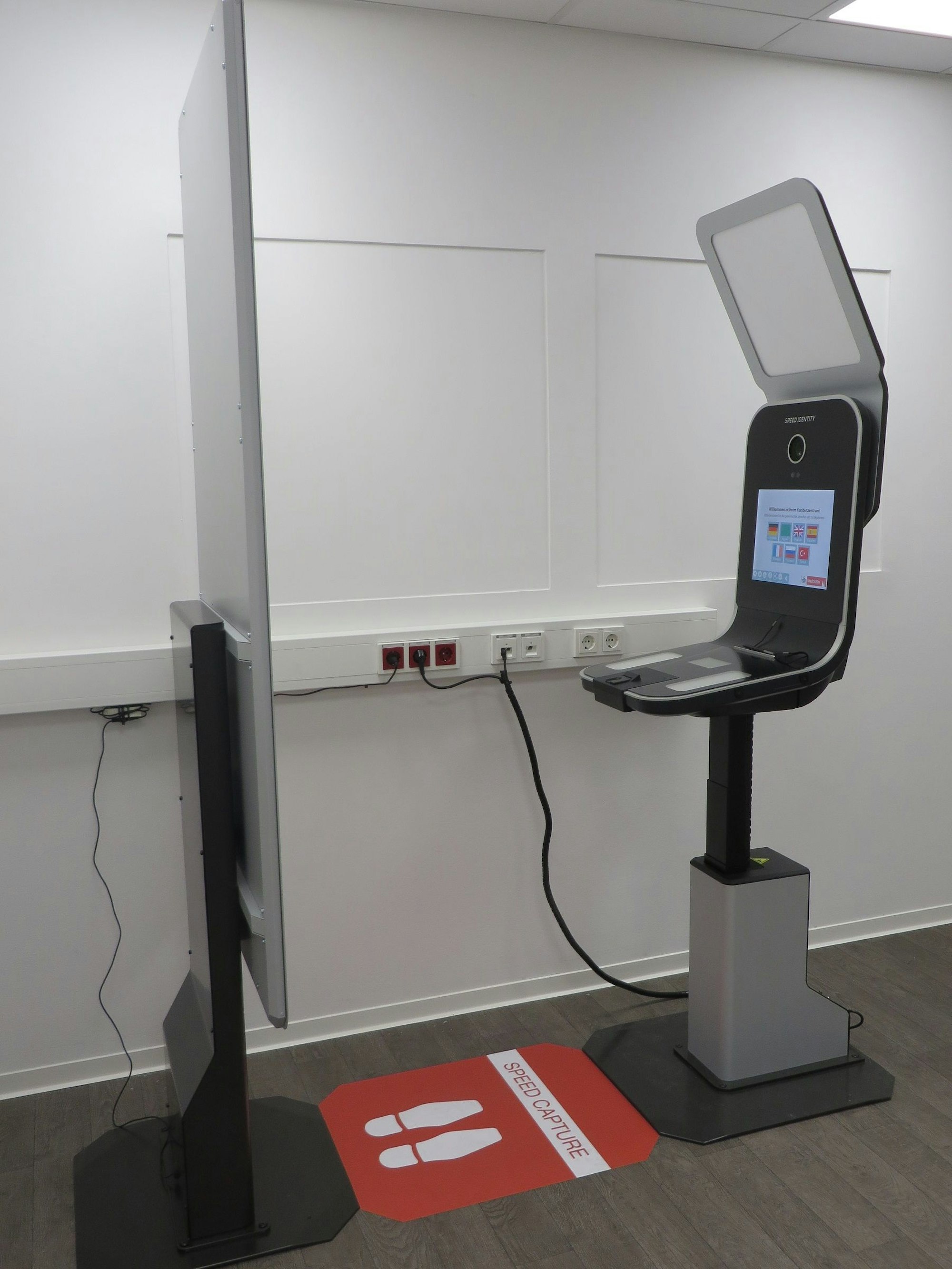 Ansicht des Bildschirms der neuen Self-Service-Terminals