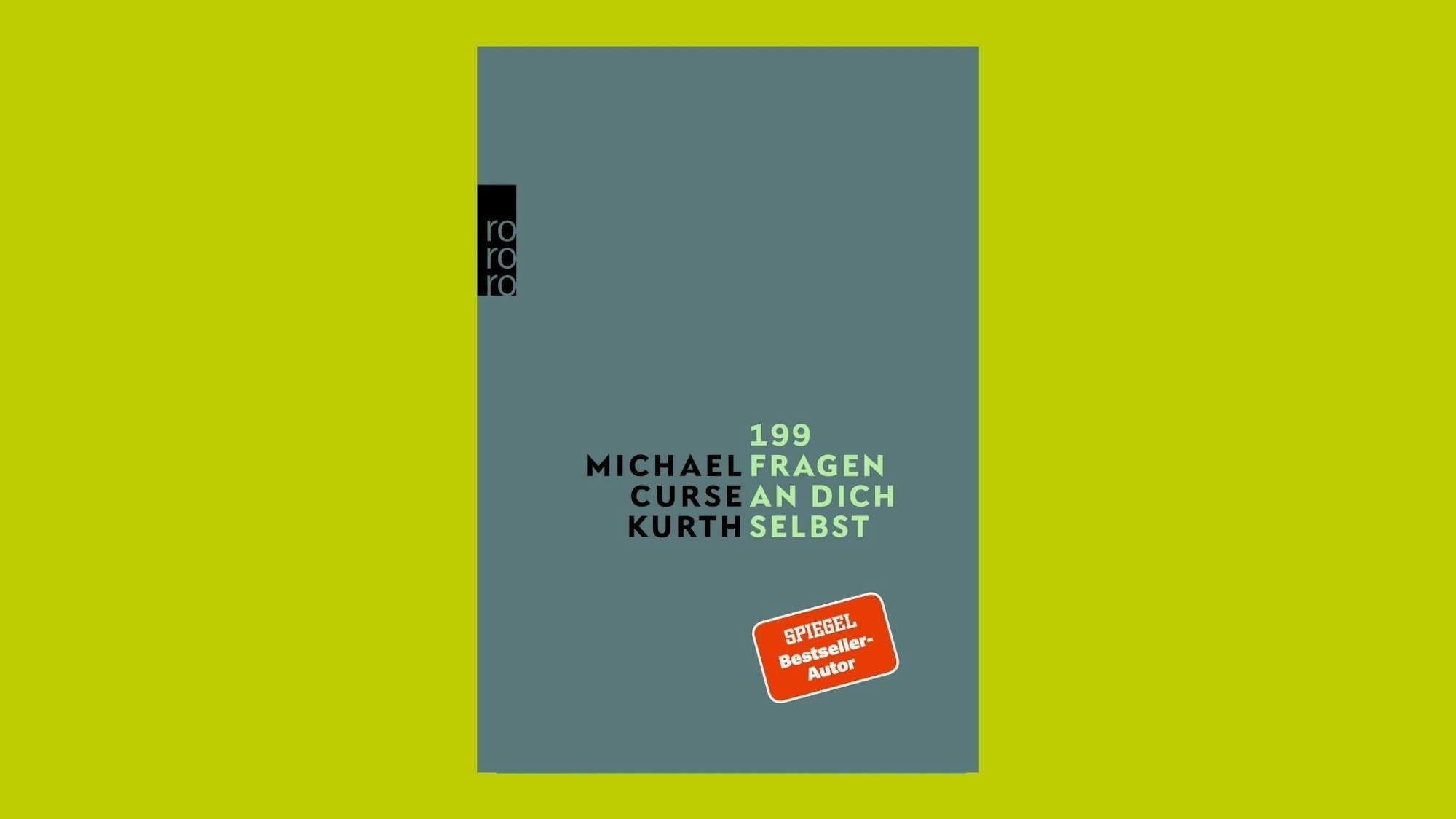 Rapper Curse hat das Buch "199 Fragen an dich selbst" geschrieben ; Foto: rowohlt Verlag