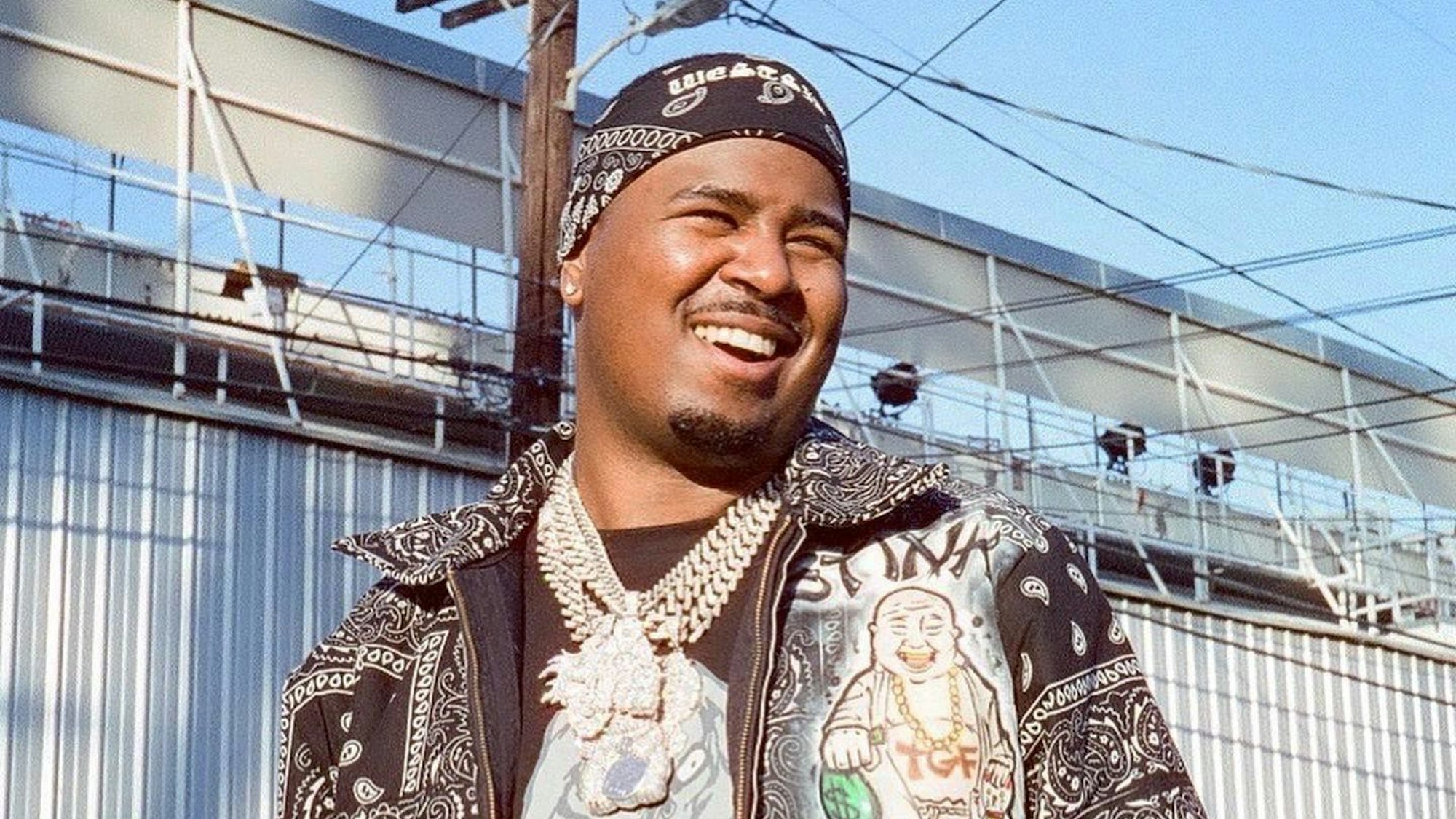 US-Rapper Darrell Caldwell – besser bekannt als Rapper „Drakeo The Ruler“ – im März 2021 in LA.