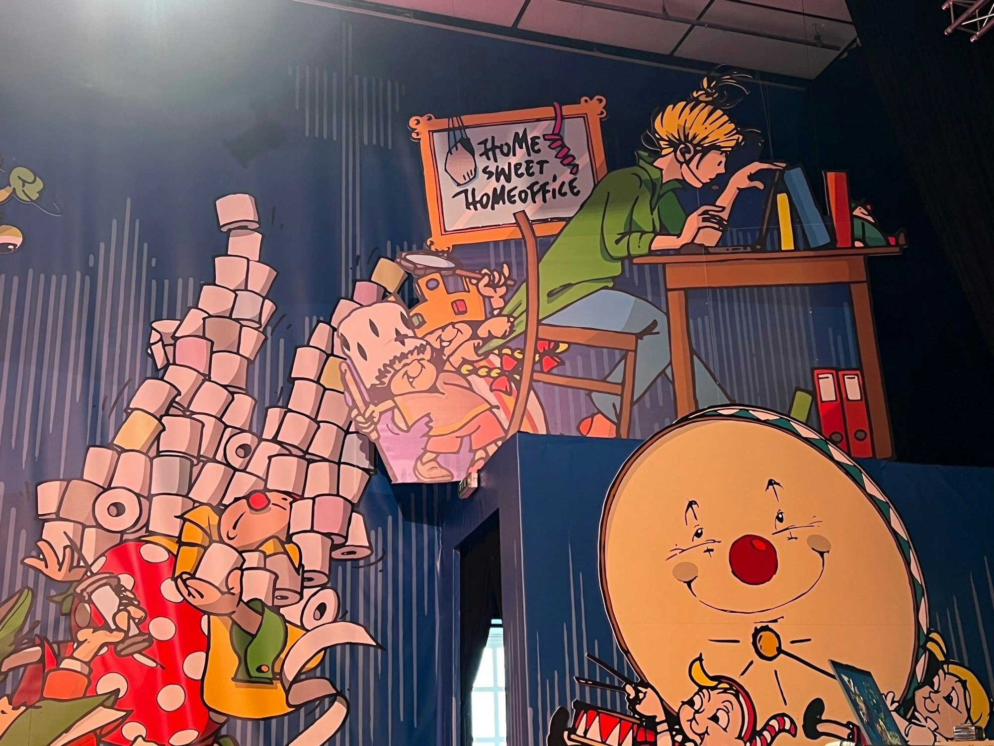 Bühnenbild Karneval in den Sartory-Sälen.