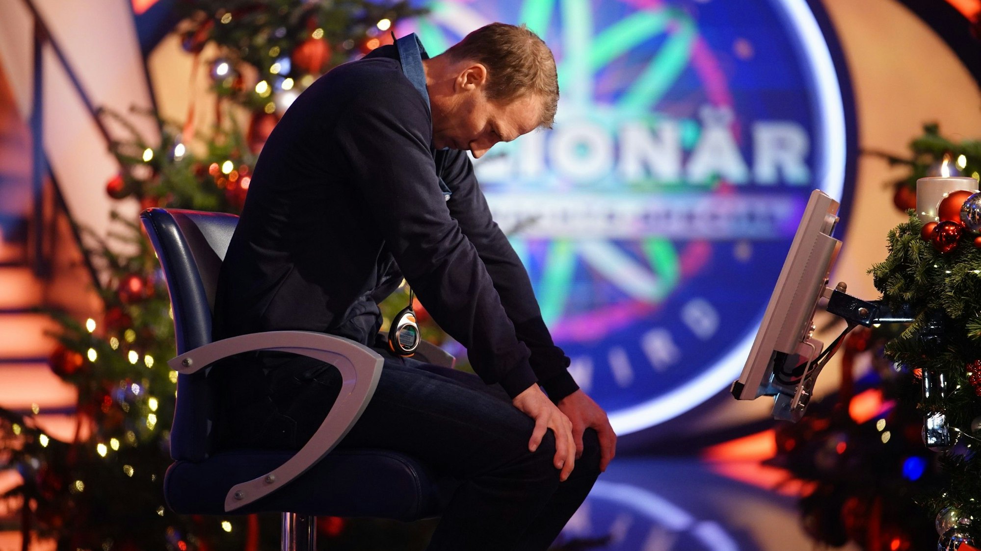 Wer wird Millionär (20.12.2021), Kandidat Thomas Müller
Foto aus RTL Presseportal, nur in direktem Zusammenhang mit der Show und Verlinkung auf TVNOW verwenden.
Foto: RTL / Stefan Gregorowius