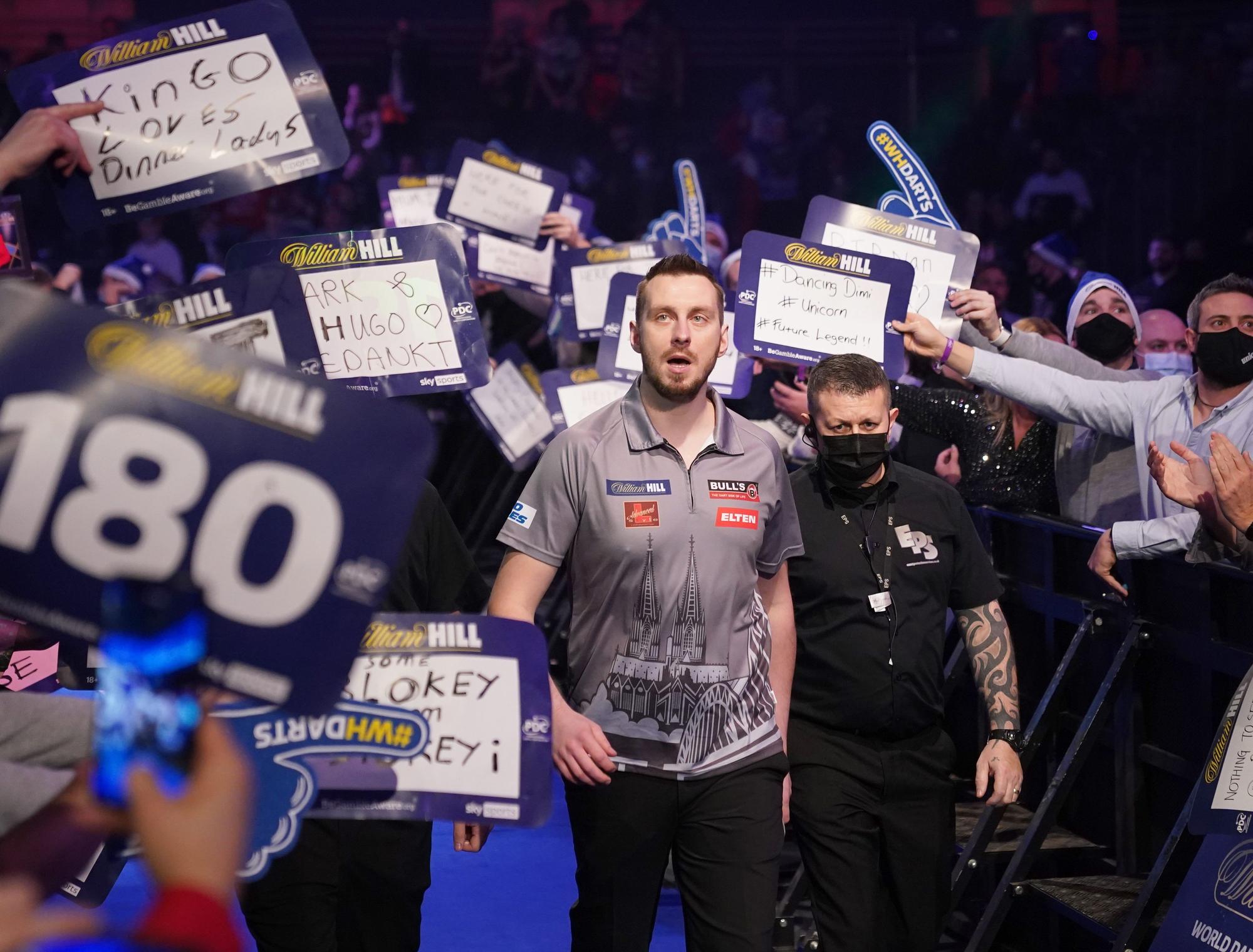 Florian Hempel (Deutschland) im Alexandra Palace: