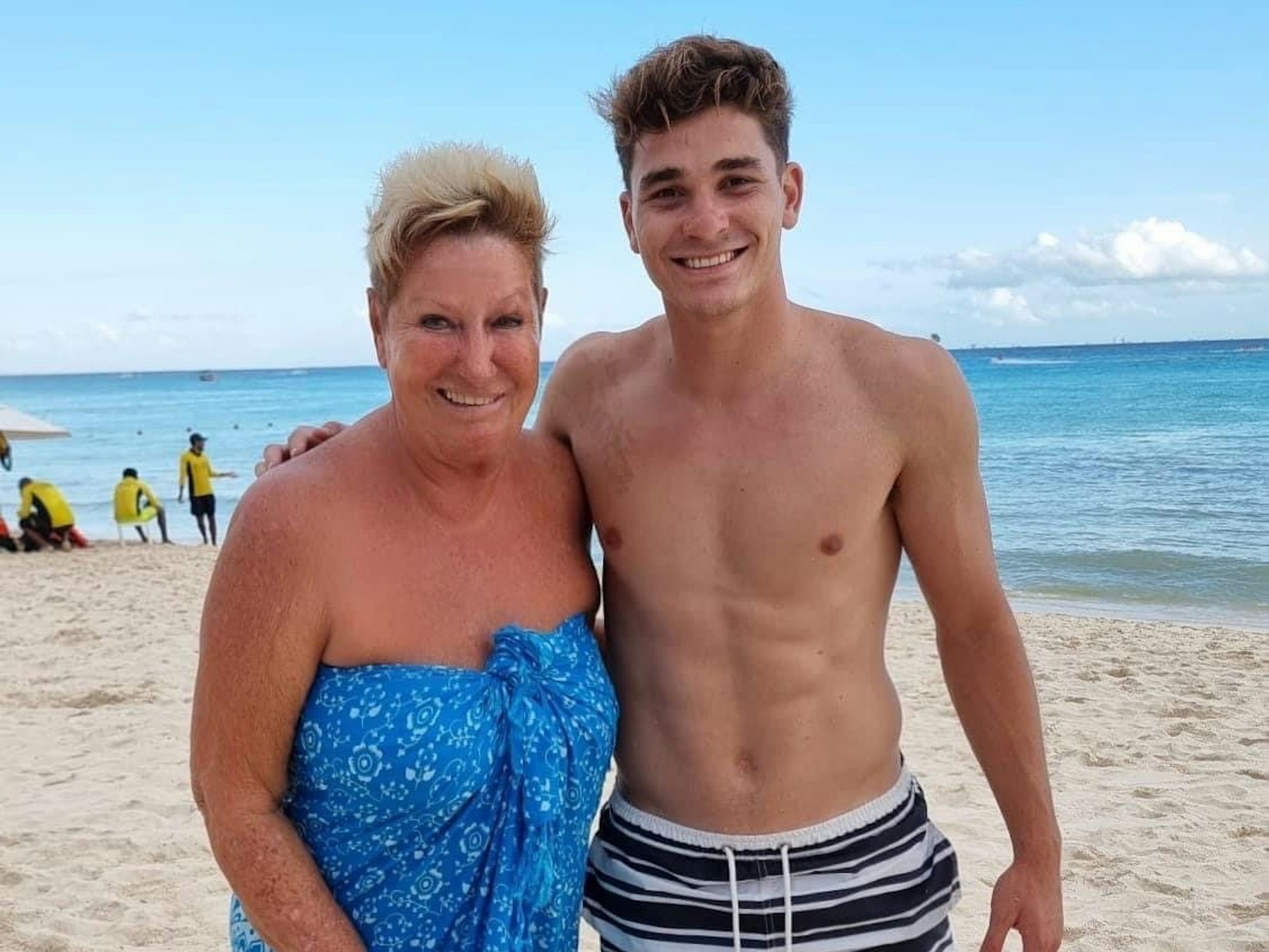 Marita Köllner mit Julián Álvarez in Mexiko.