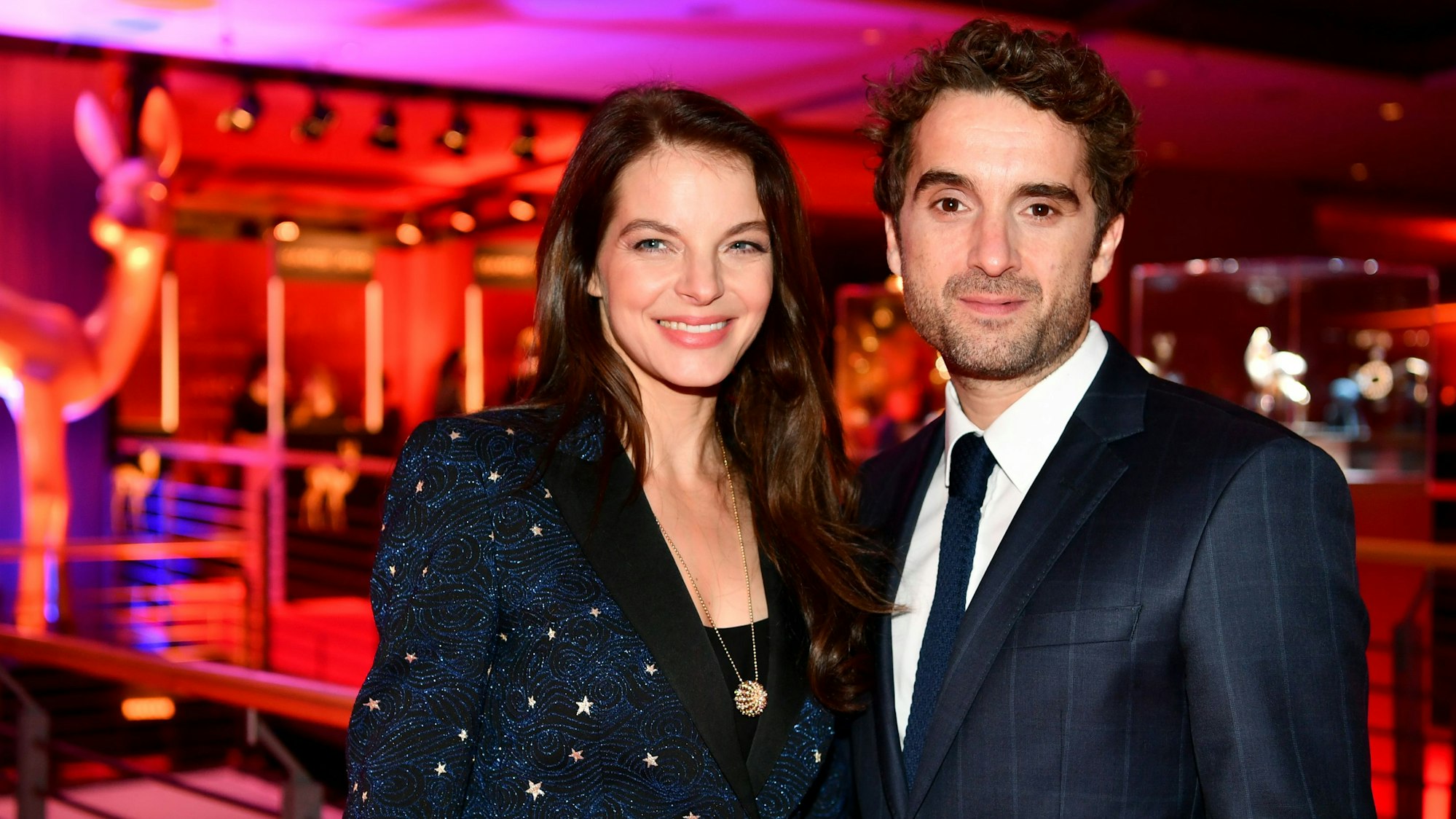 Yvonne Catterfeld und Oliver Wnuk beim Vorempfang zur 70. Verleihung des Medienpreises Bambi im Stage Theater.