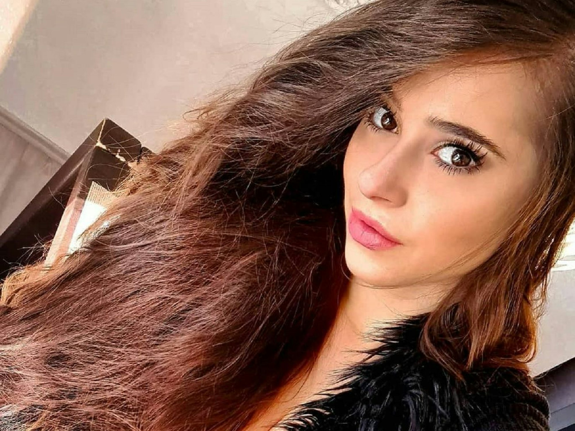 Mirjam Hornetz posiert für ein Selfie