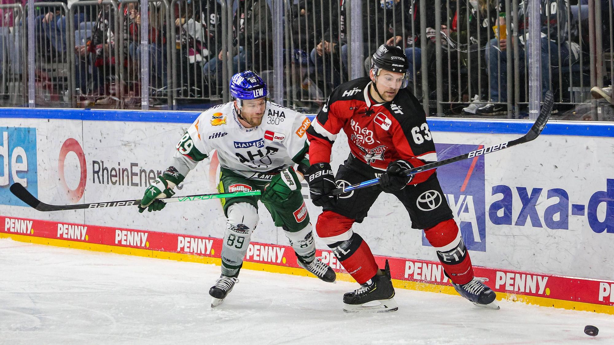 Patrick Sieloff im Duell mit Brad McClure
