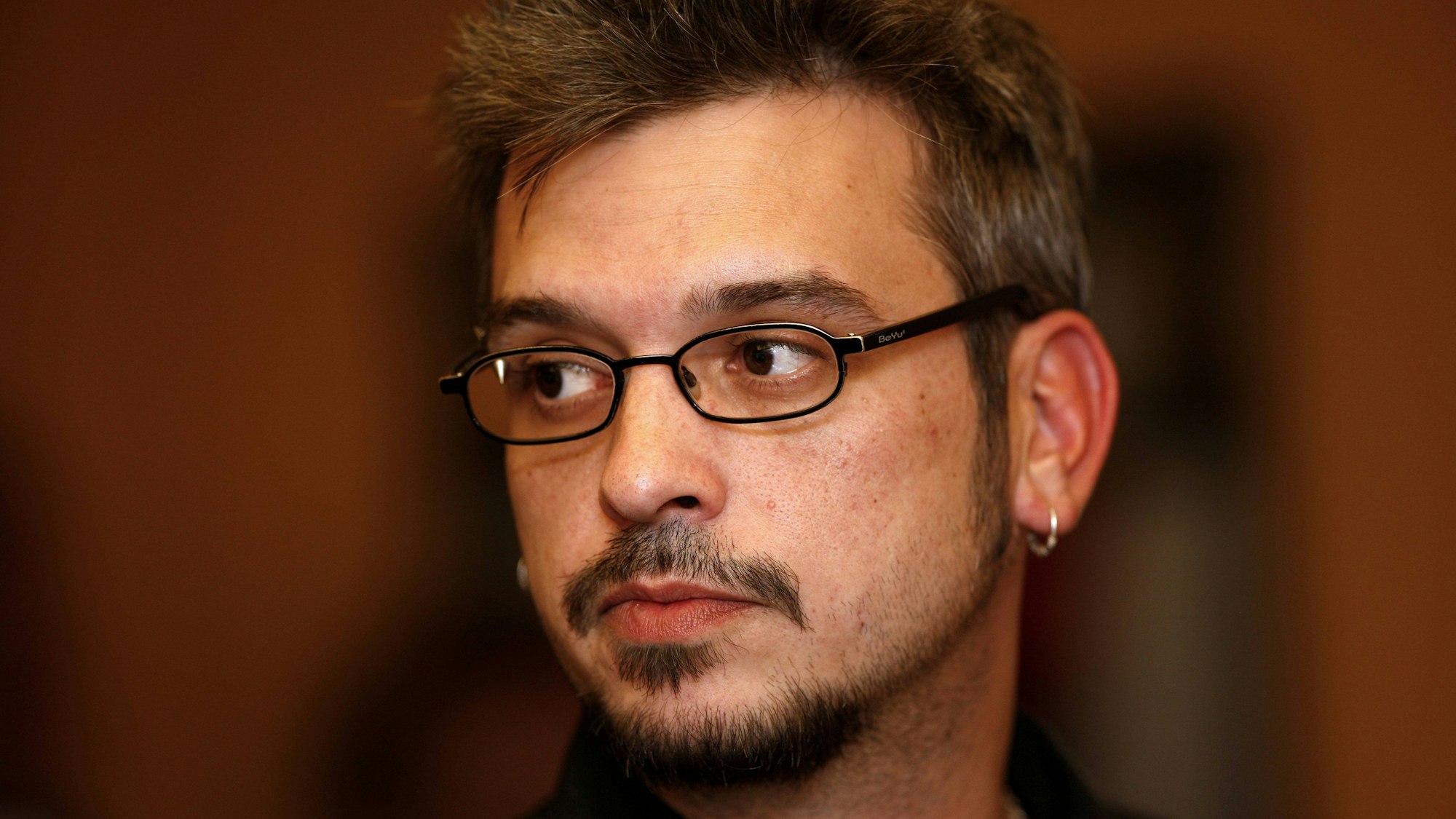 Tomas Seyler bei einem Termin in Münster