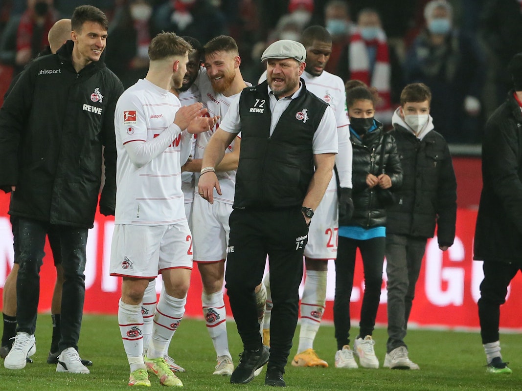 Steffen Baumgart nach dem Sieg gegen Stuttgart
