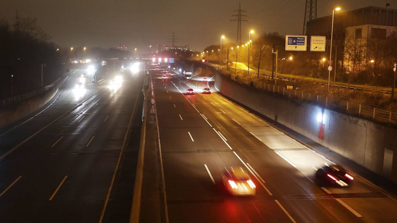 Autobahn bei Düsseldorf