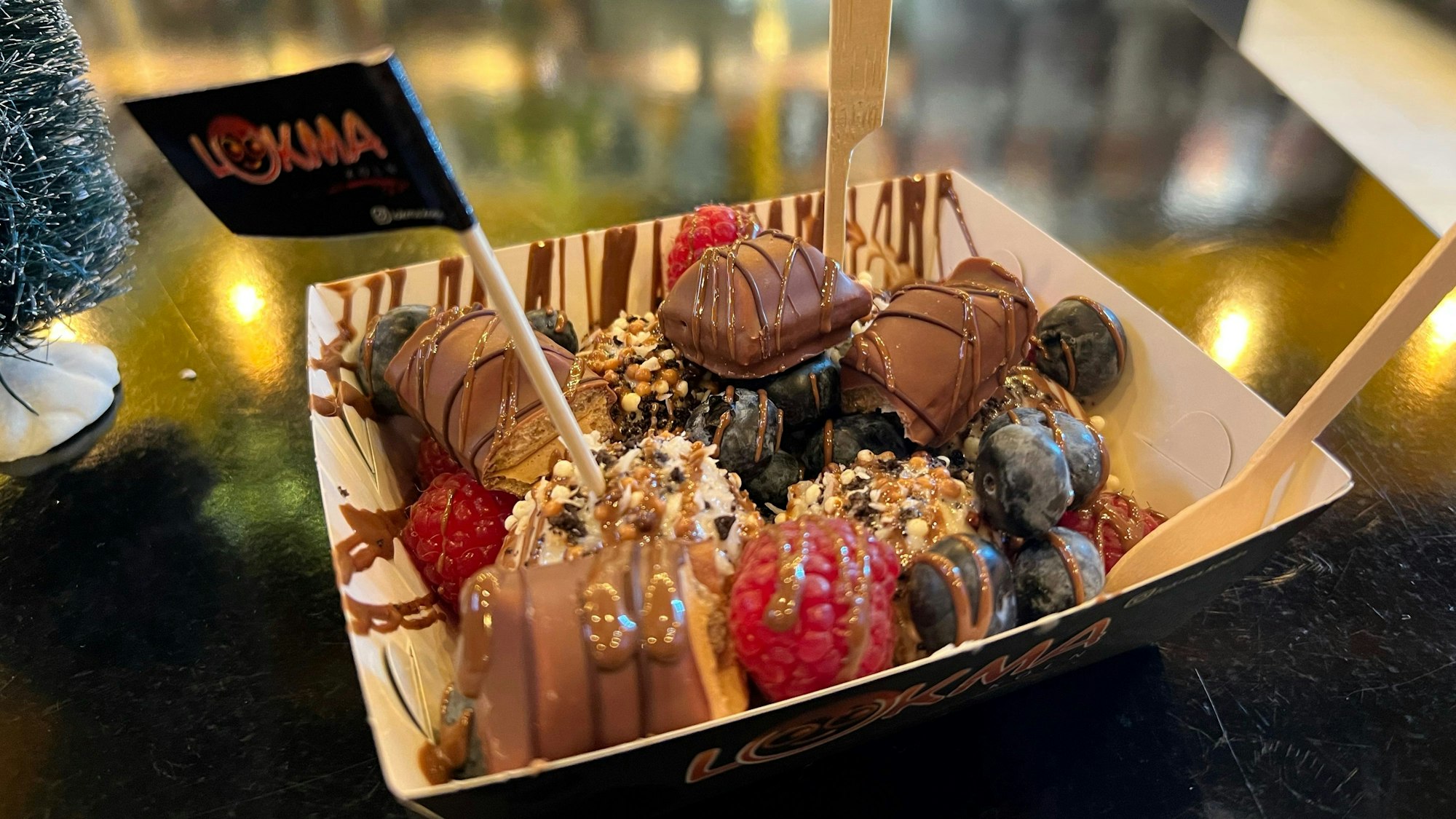 Serviertes Lokma-Dessert