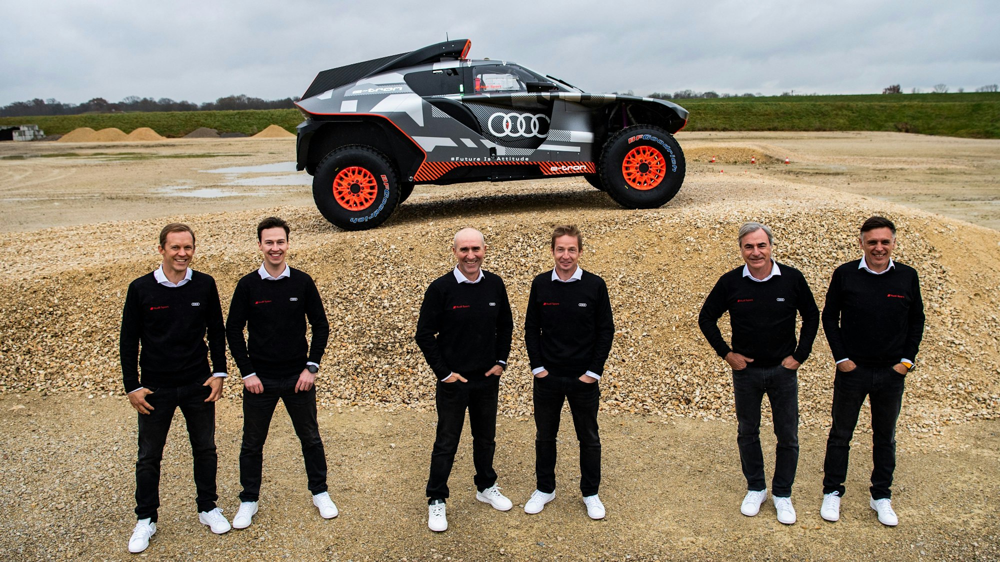 Mattias Ekström, Emil Bergkvist, Stéphane Peterhansel, Edouard Boulanger, Carlos Sainz, Lucas Cruz