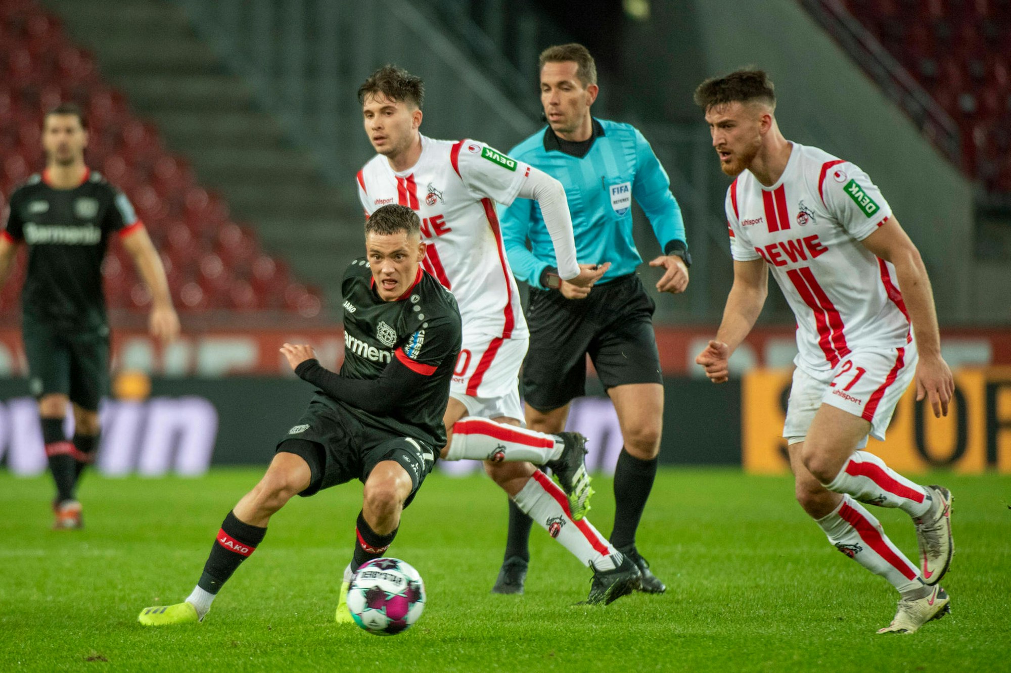 Florian Wirtz bei 1. FC Köln gegen Bayer Leverkusen