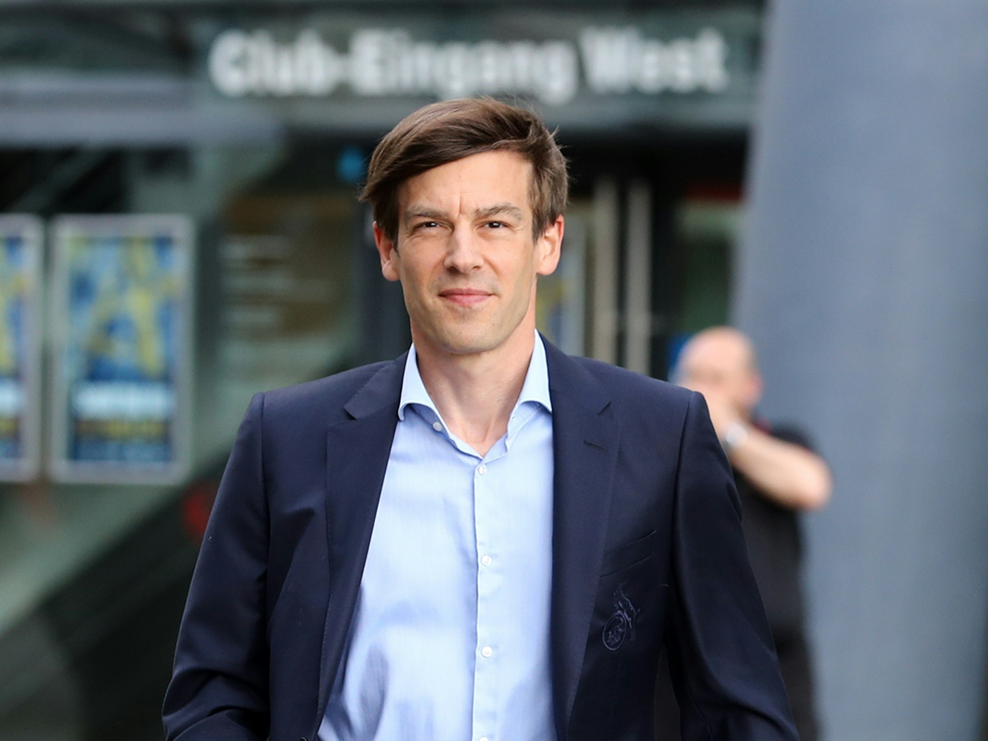 Carsten Wettich vor der Mitgliederversammlung des 1. FC Köln