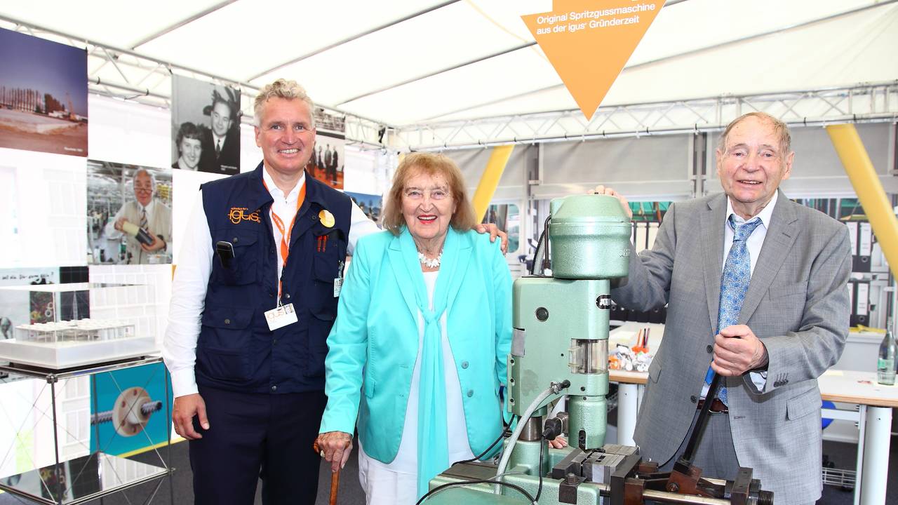 Frank Blase mit seinen Eltern Günter und Margret Blase