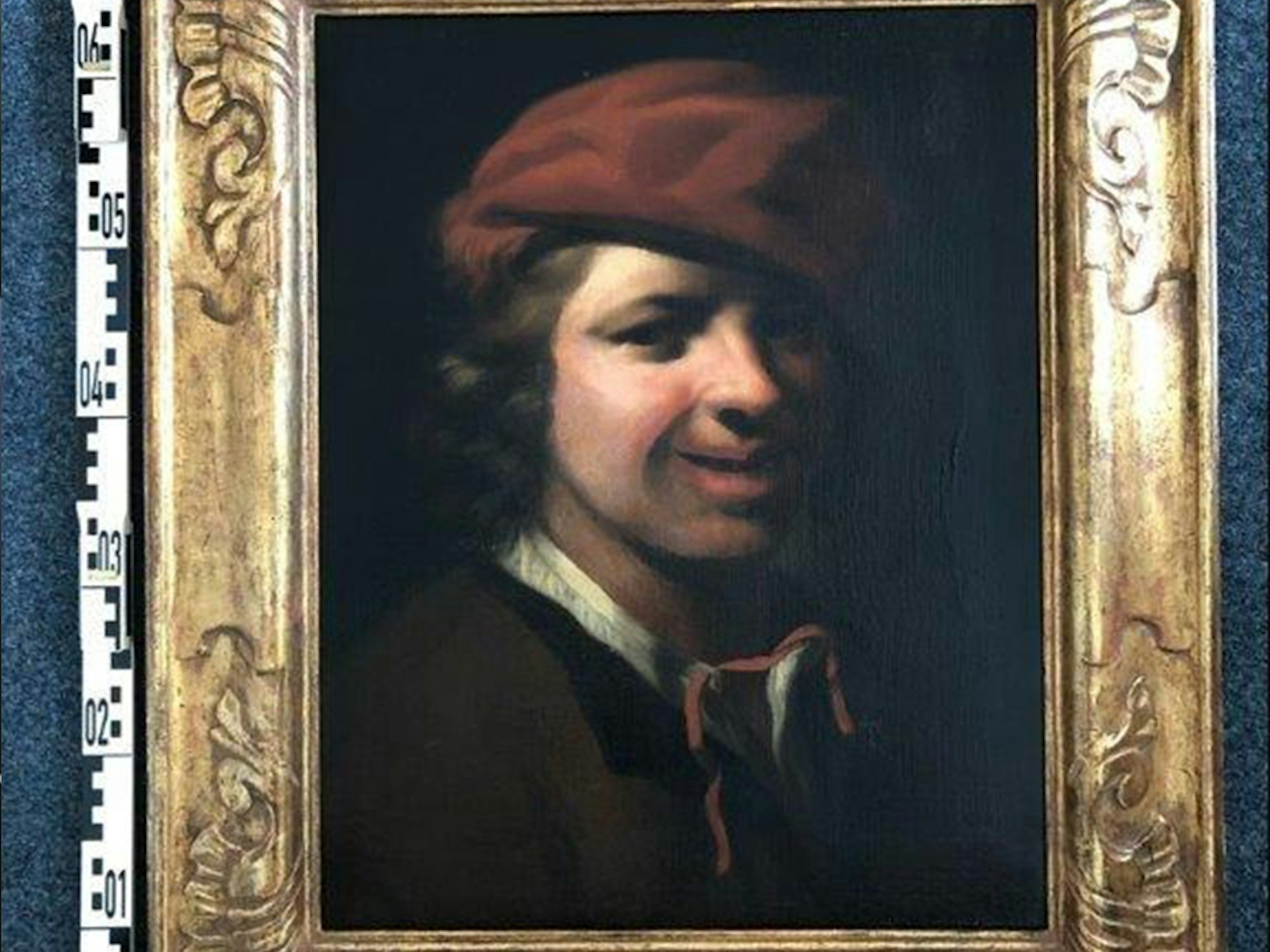 Porträt eines Knaben, gemalt vom holländischen Künstler Samuel van Hoogstraten.