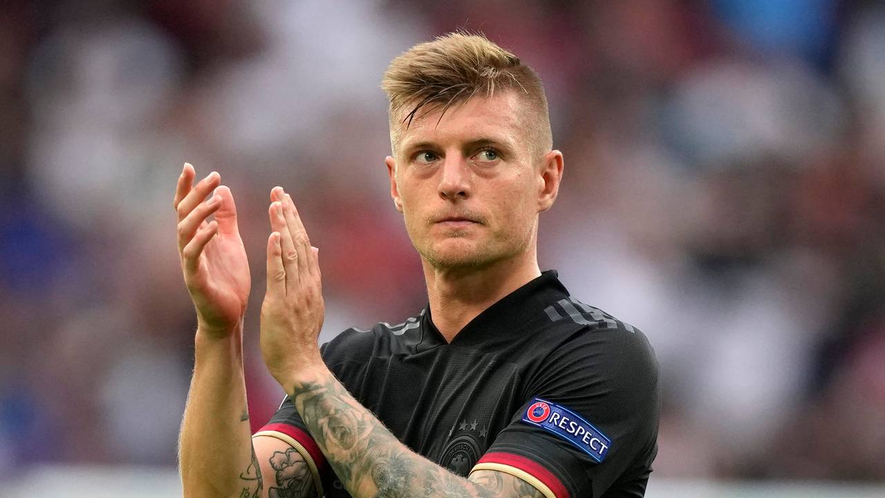 Toni Kroos am 29. Juni 2021 beim Spiel Deutschland – England bei der Europameisterschaft 2021.