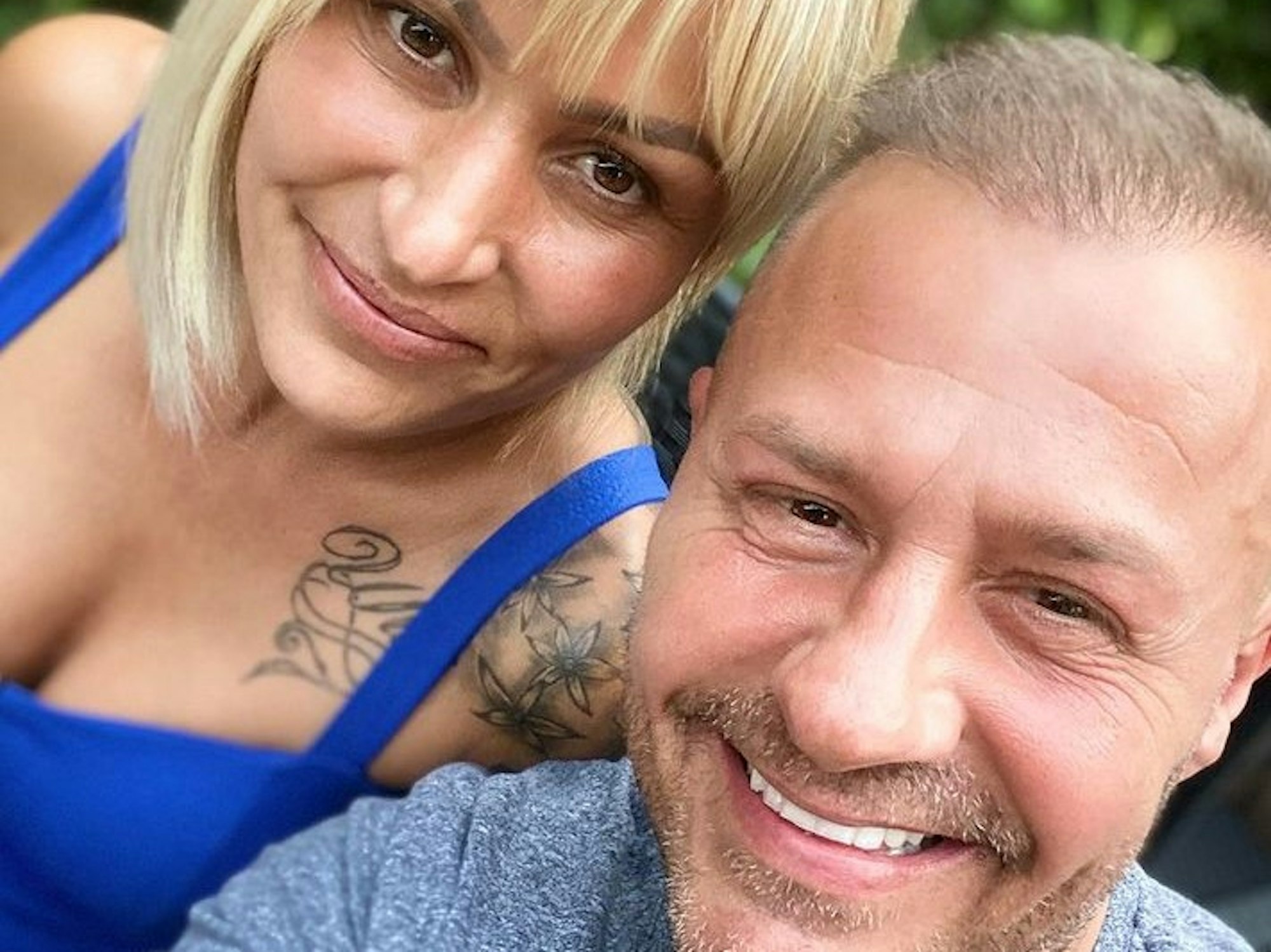 Willi Herren und Jasmin Herren lächeln im Februar 2021 auf einem Selfie. Die beiden planten offenbar ein Liebescomeback.