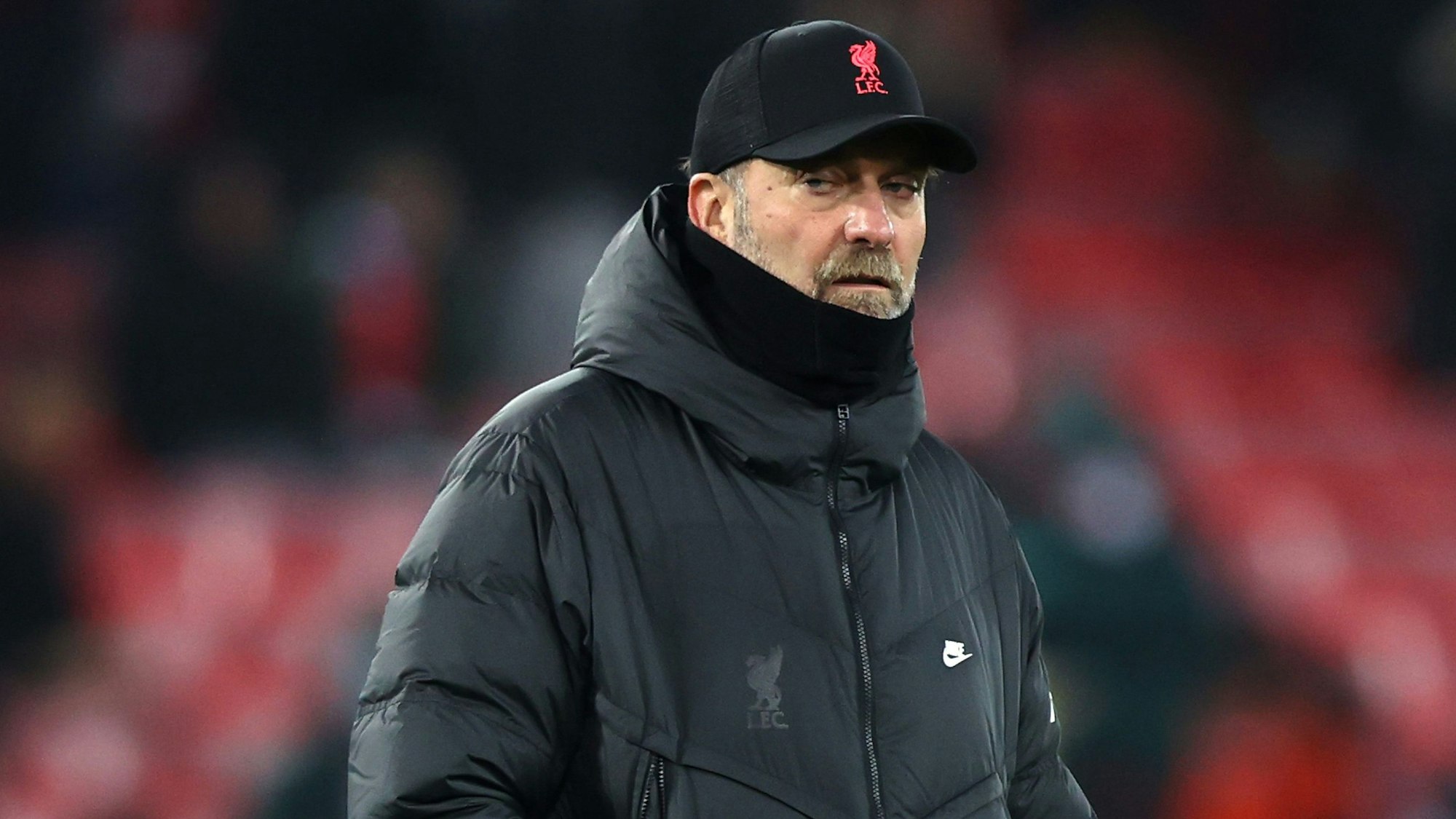 Jürgen Klopp steht beim FC Liverpool am Seitenrand.