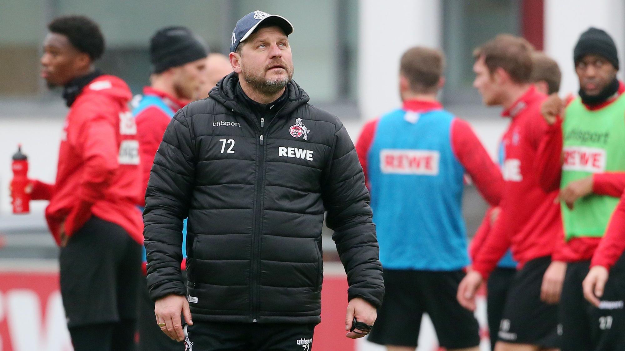 Steffen Baumgart trainiert den 1. FC Köln am Geißbockheim.