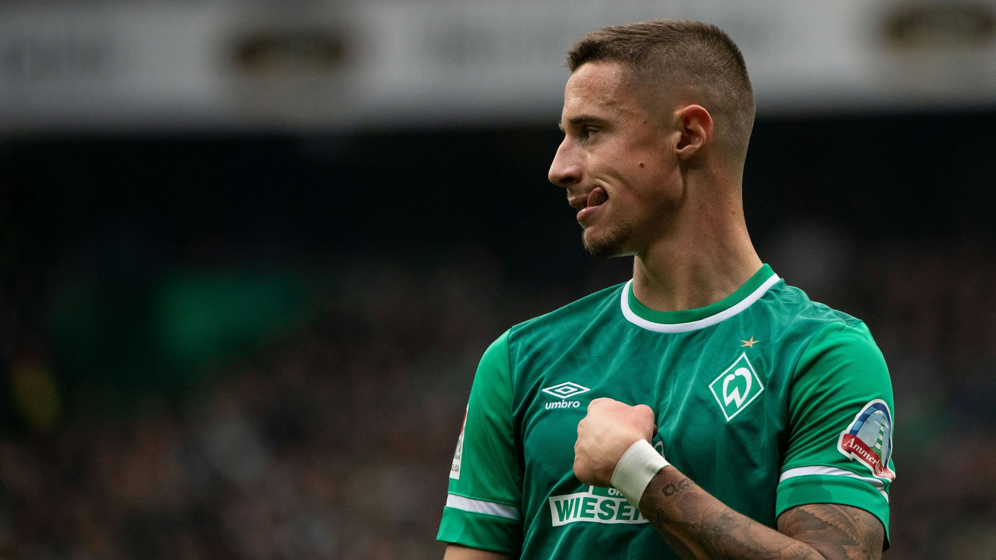 Marco Friedl im Spiel gegen den FC St. Pauli