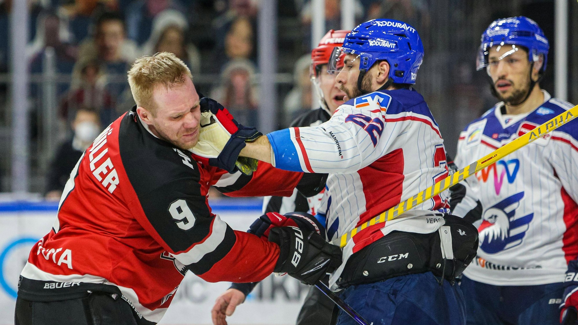 Faustkampf zwischen Marcel Müller und Matthias Plachta
