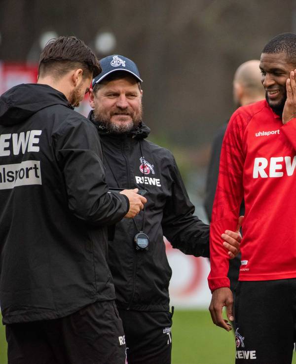 Steffen Baumgart trainiert Anthony Modeste beim 1. FC Köln.